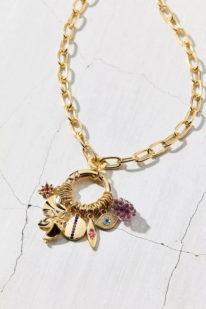 Urban Outfitters Charlie Clustered Charm Necklace 2