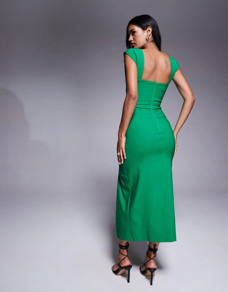 self portrait spearmint chiffon midi dress Proenza Schouler