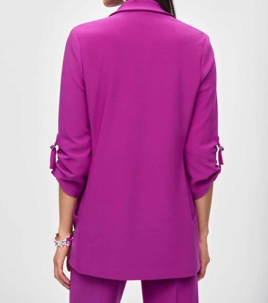 JOSEPH RIBKOFF Joseph Ribkoff - One-button 3/4 Sleeve Blazer