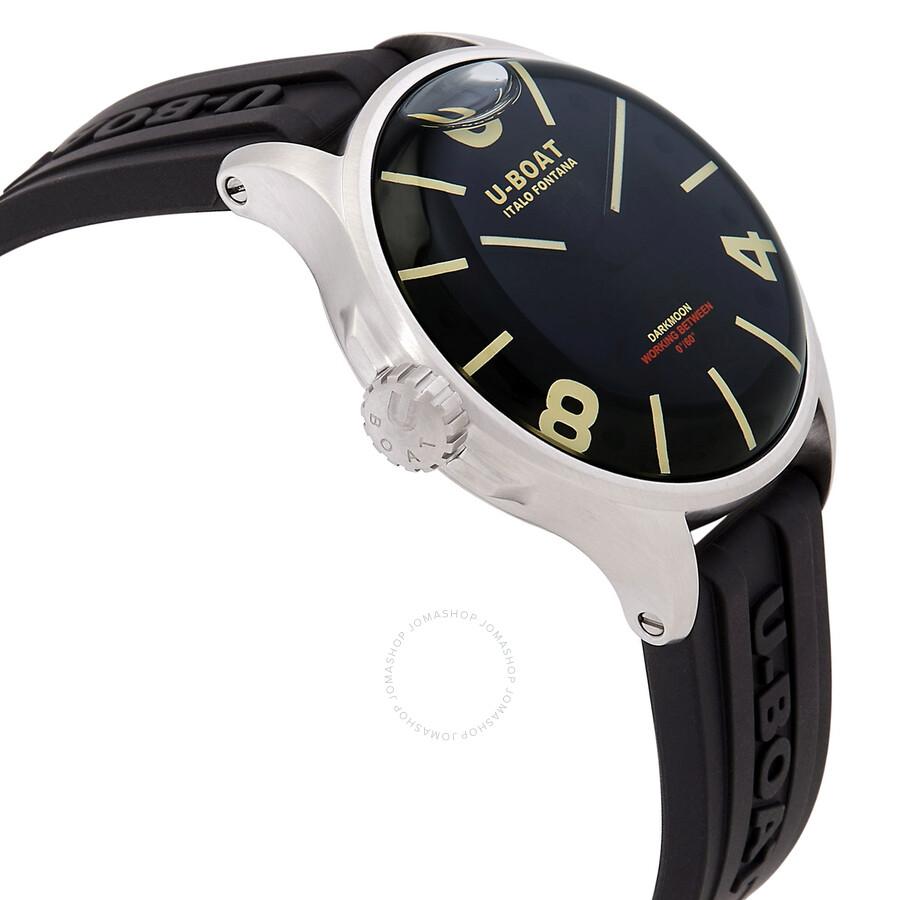 U-Boat Darkmoon Quartz Black Dial Men's Watch 9018-A