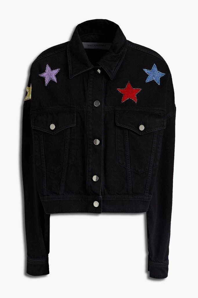 Valentino Embellished denim jacket 1