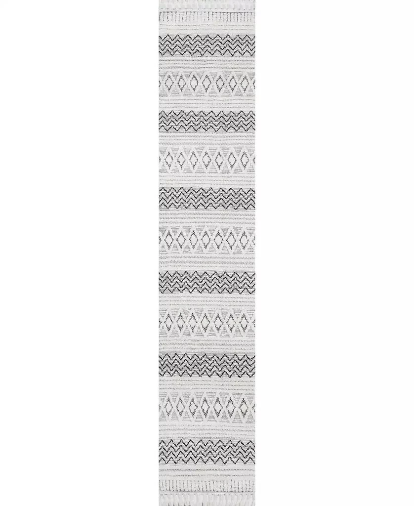 Momeni Odessa ODE-4 Gray 2'3" x 10' Runner Rug 1