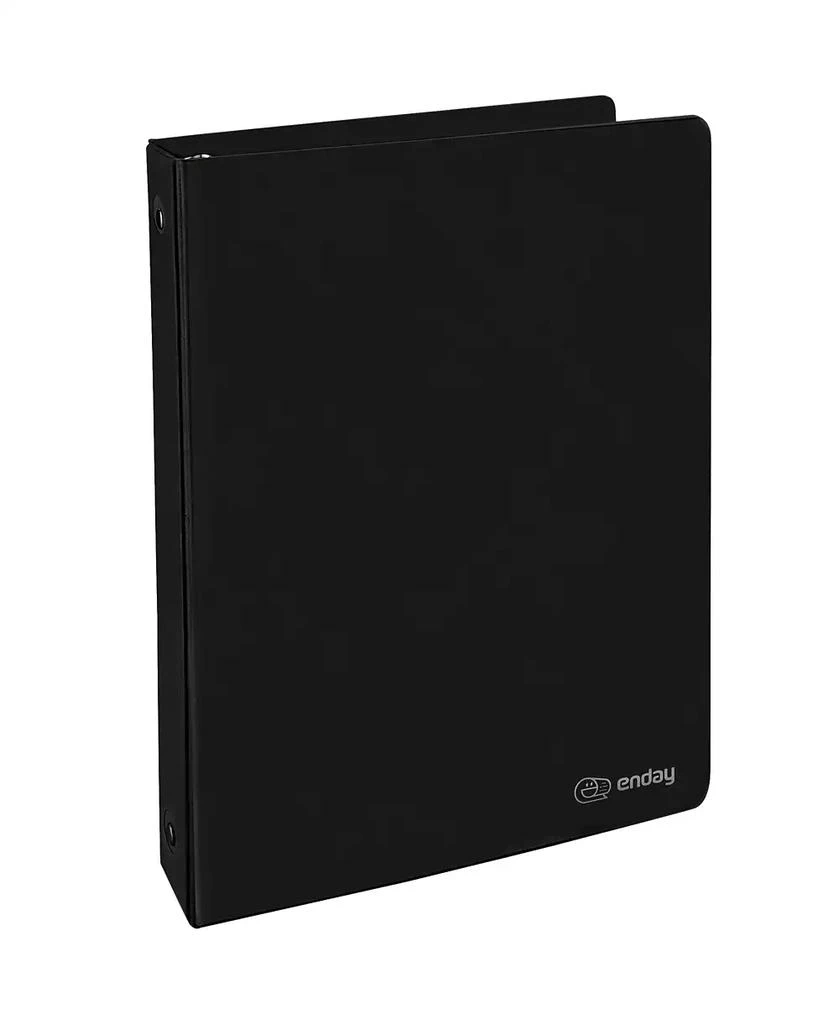 Enday 3-Ring Binder with Clear View Cover and 2 Inside Pockets – Heavy Duty Durable Binder for School Supplies, Office Organization, or Home Use – Colored Binder for Documents, Notes, Reports, and More