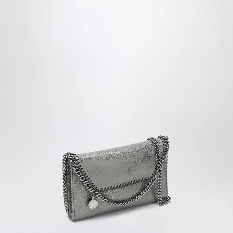 Stella McCartney Gray Falabella Wallet with shoulder strap 3