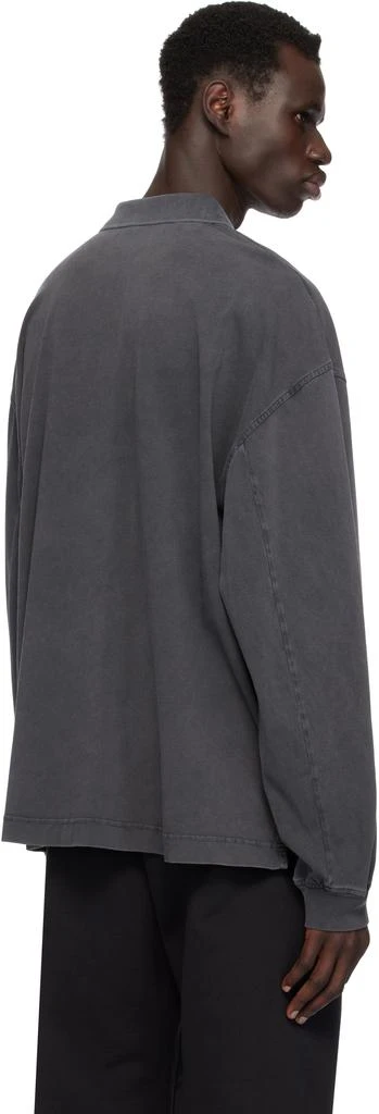 Alexander Wang Gray Long Sleeve Polo 3