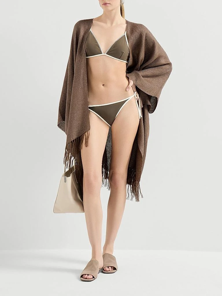 Brunello Cucinelli Techno Jersey Bikini Bottoms 5