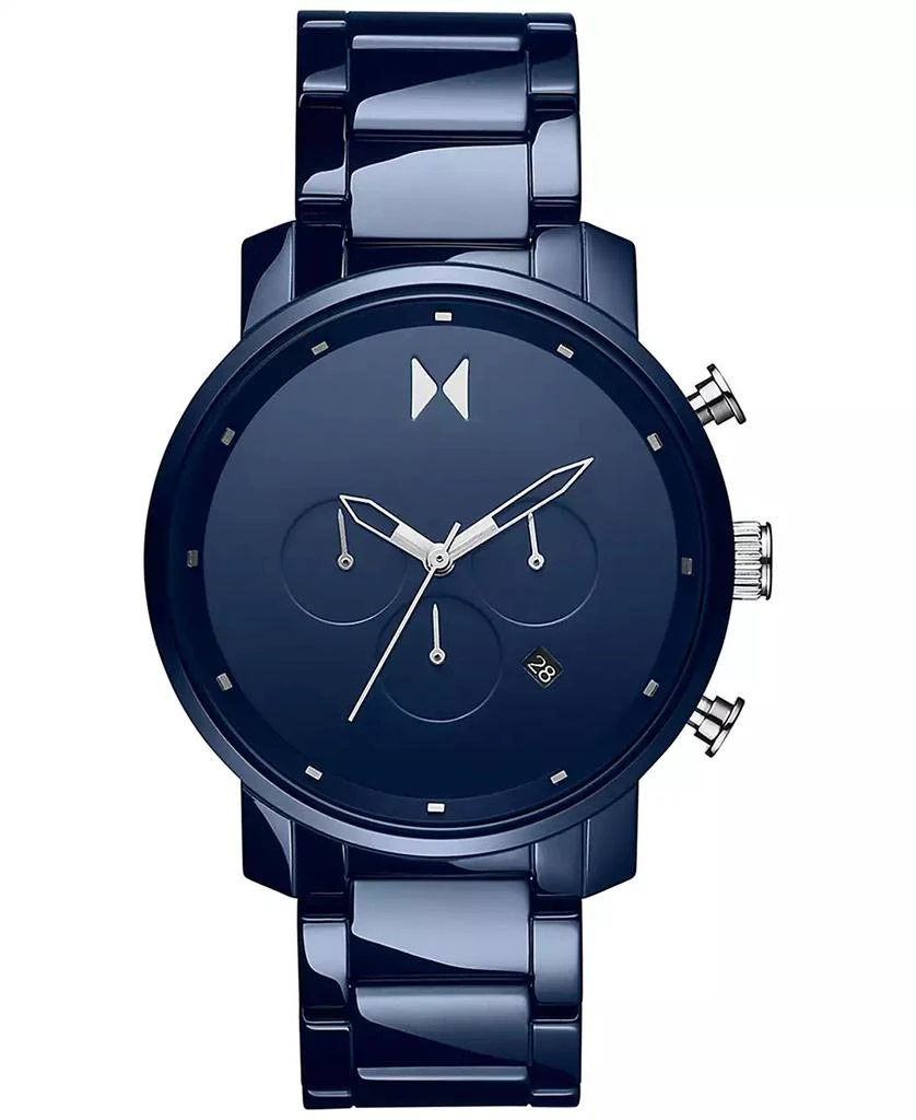 MVMT Men's Chrono Blue Ceramic Bracelet Watch 45mm 1