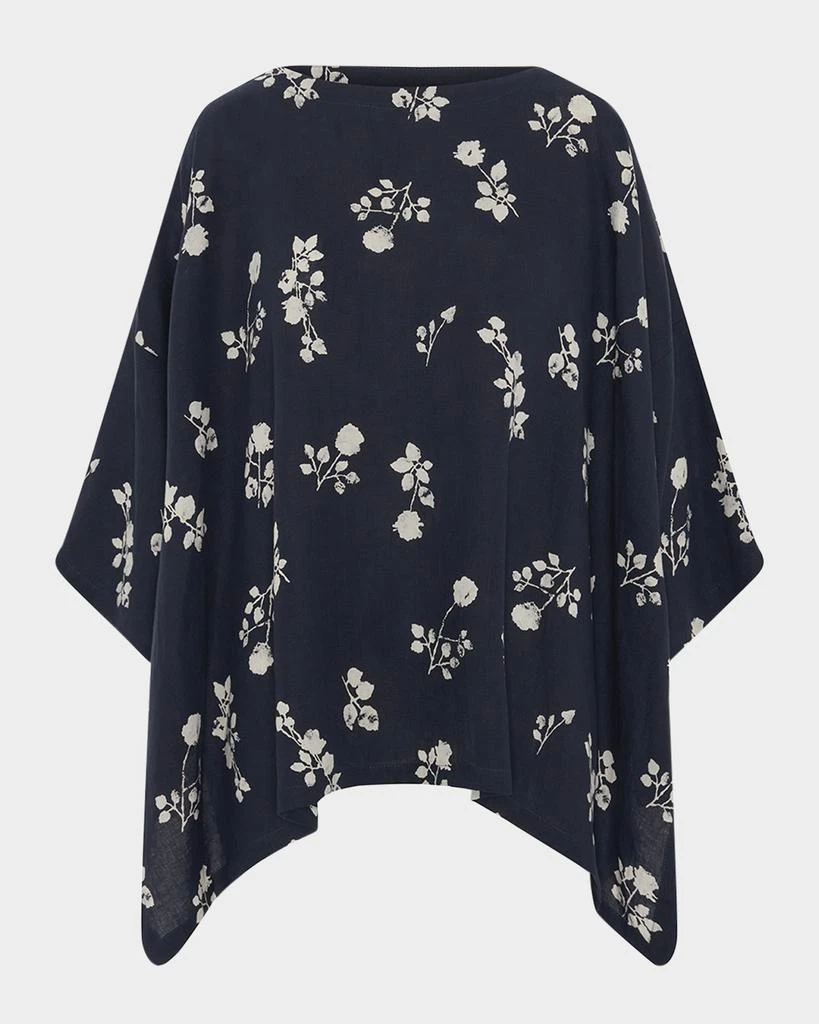 Eskandar DPS Scoop-Neck 3/4-Sleeve Top (Mid Plus Length) 1