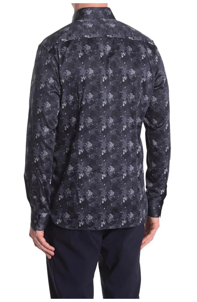 Zanella Tailored Fit Abstract Button-Up Shirt 3