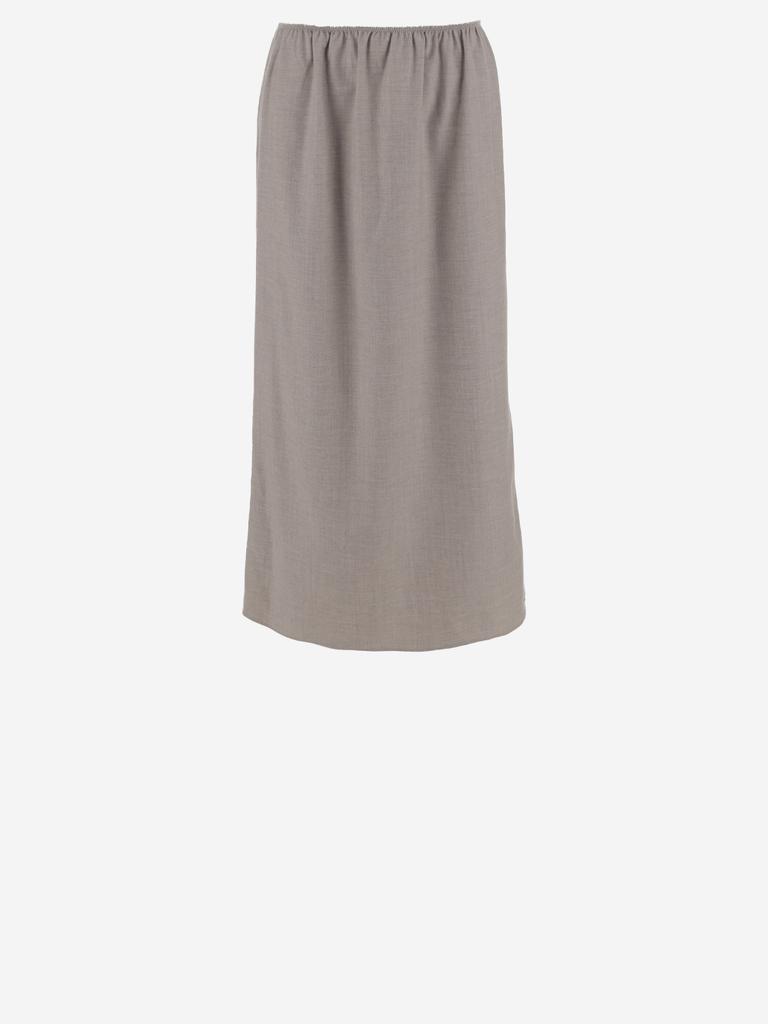 Carven Stretch Wool Blend Skirt