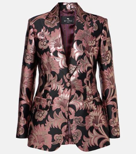 ETRO Floral jacquard blazer 1