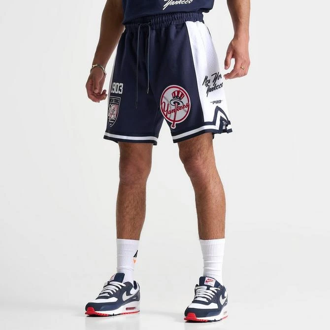 Pro Standard Men's Pro Standard New York Yankees MLB Fast Lane 2.0 Shorts 3