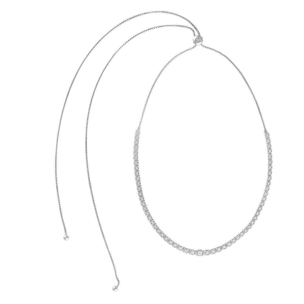 Sabrina Designs 14k Gold & Diamond Bolo Necklace