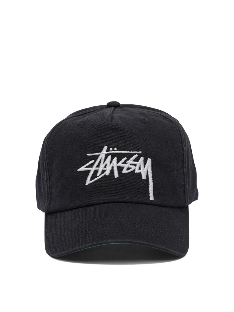 週末セール！stussy logo 5panel cap black Stussy 5 Panel Cap Black | Grailed