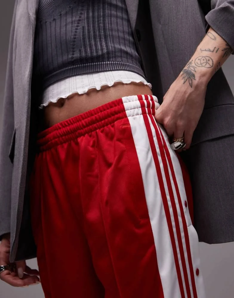 Adidas adidas Originals Adibreak track pants in red 5