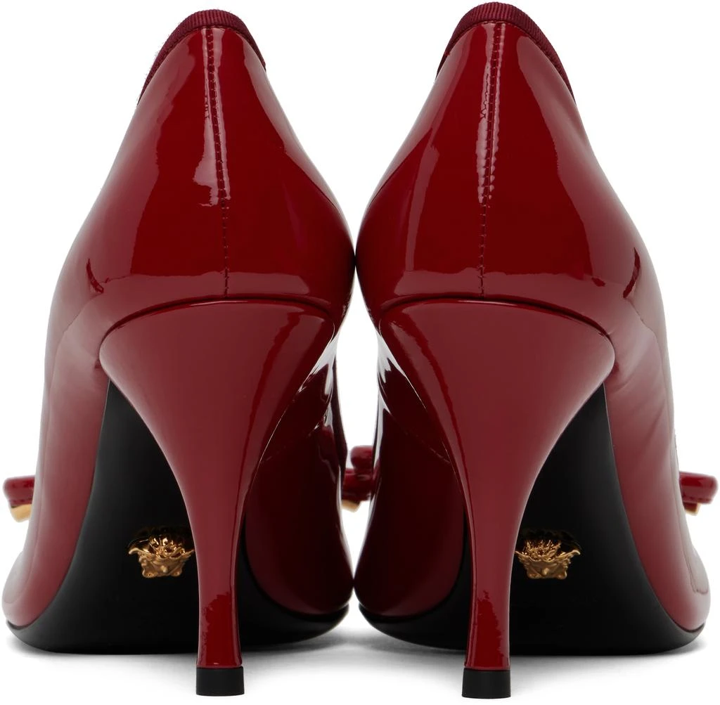 Versace Red Opera Bow Patent 85 mm Heels 2