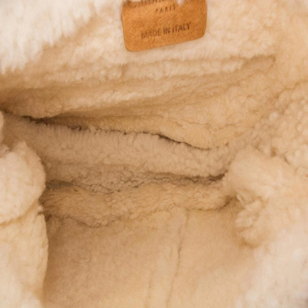 Dior Dior Brown Shearling Saddle Bag 6
