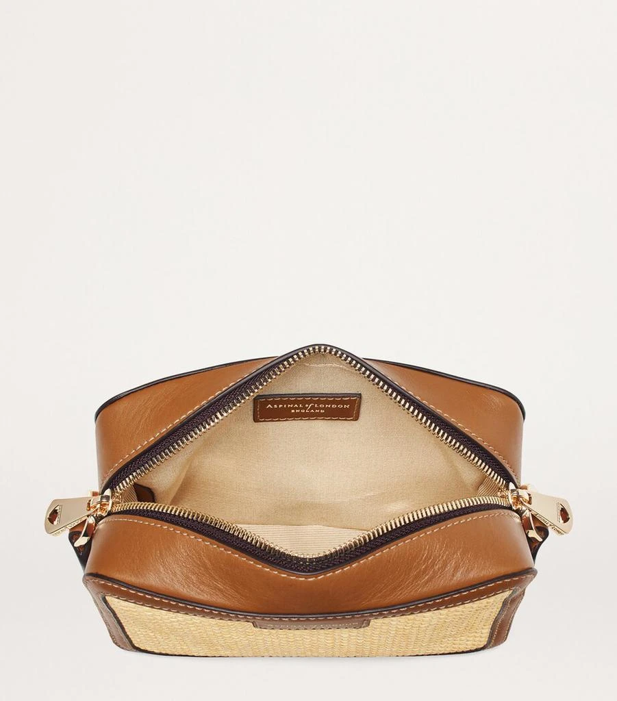 Aspinal of London Leather Woven Camera Bag 4