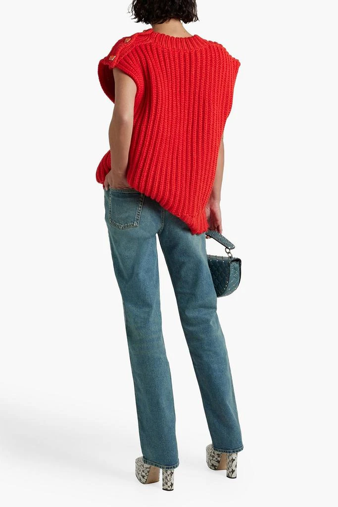 Valentino High-rise straight-leg jeans 3