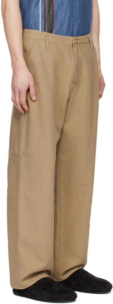 The Row Tan Marlon Trousers 2