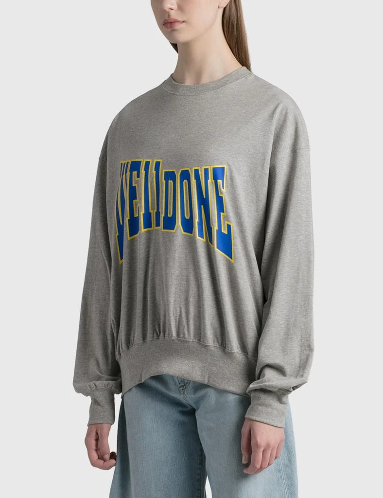 We11done Unbalanced Logo Sweatshirt 2
