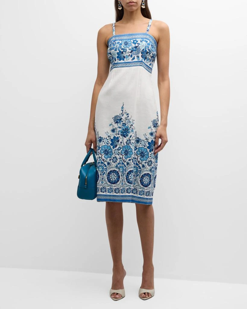 Floral Dress Macy Tahari Asl Embroidered A Line Gown Tahari The