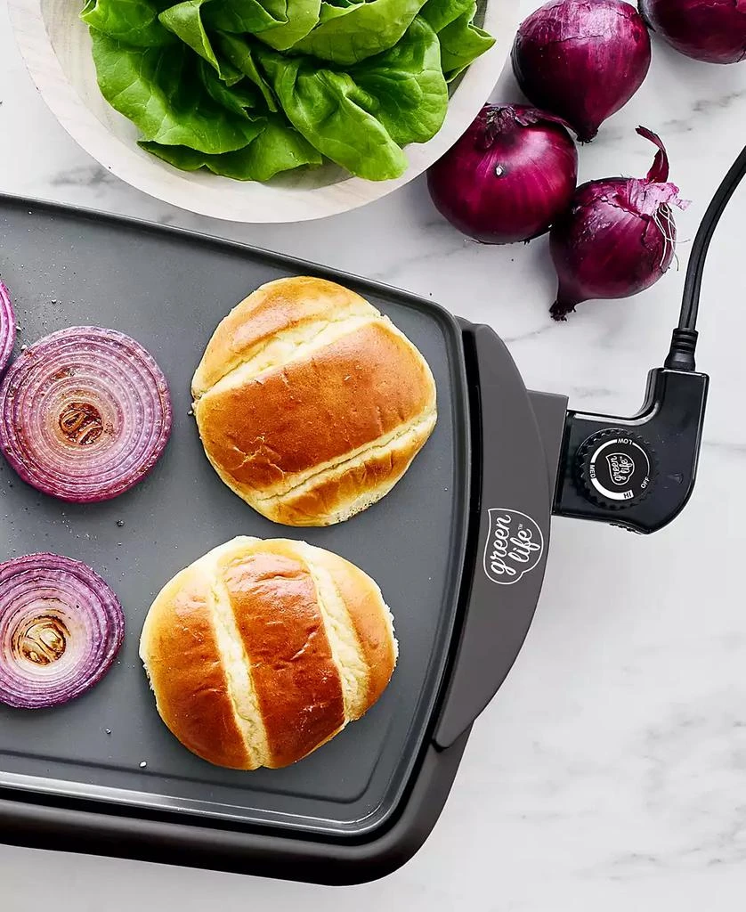GreenLife 23" Ceramic Nonstick Healthy Griddle XL 7