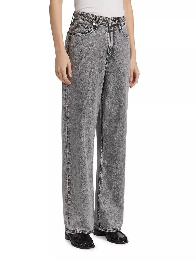 Rag & Bone Featherweight Logan Wide-Leg Jeans 4