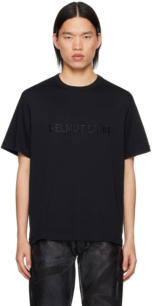 Helmut Lang Black Embroidered T-Shirt 1