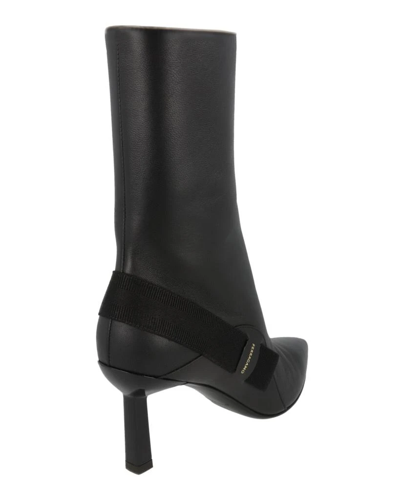 Salvatore Ferragamo Virgilia Leather Booties 3