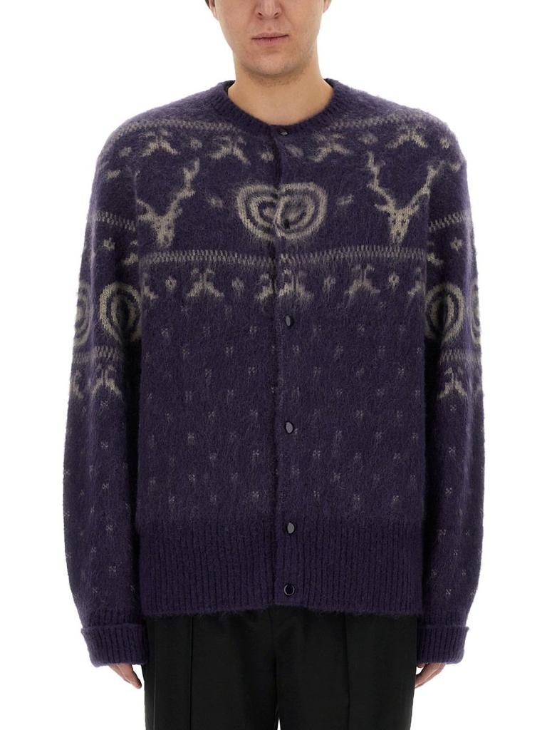 South2 West8 South2 West8 Mohair Blend Knit Cardigan