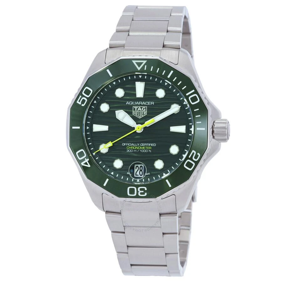 TAG Heuer Aquaracer Automatic Green Dial Men's Watch WBP5116.BA0013 1