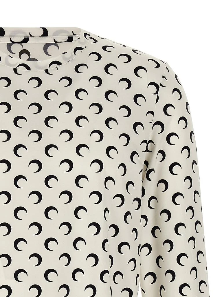 MARINE SERRE Marine Serre Moon Printed Long Sleeved T-Shirt 3