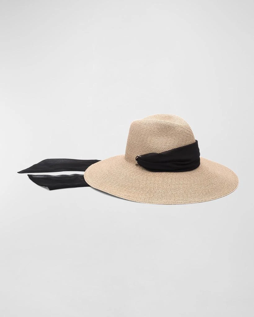 Eugenia Kim Jordana Hat in Beige Linen Eugenia Kim Jordana Hat In Beige Linen | ShopSimon main image 3