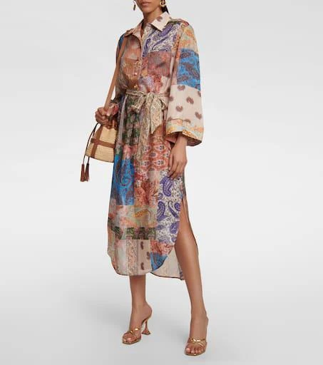 Zimmermann Devi printed silk midi dress 2