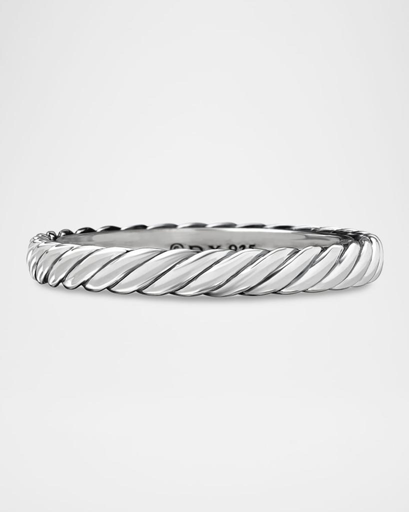 David Yurman Cable Collectibles Band Ring in Silver, 3mm
