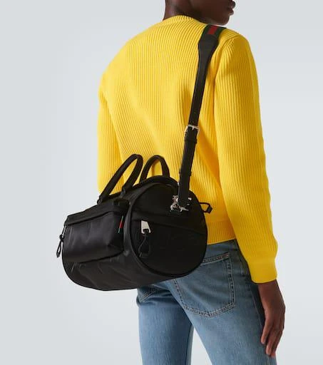 Gucci Web Stripe Medium logo duffel bag 2