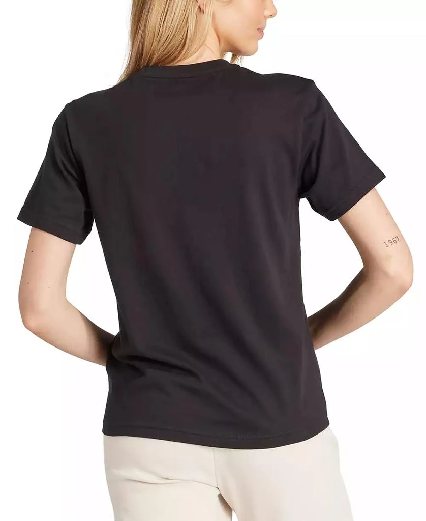 Adidas Women's Camo Logo Crewneck Cotton T-Shirt 6