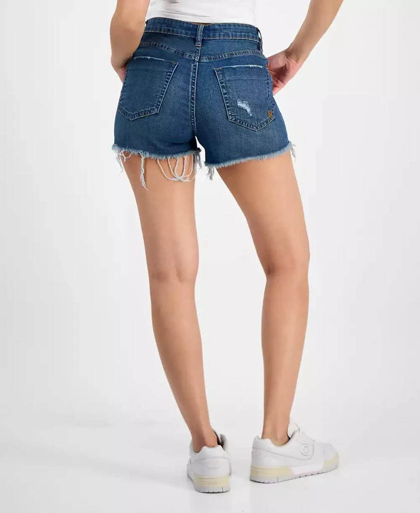 Indigo Rein Juniors' Frayed-Hem Destructed Shorts 4