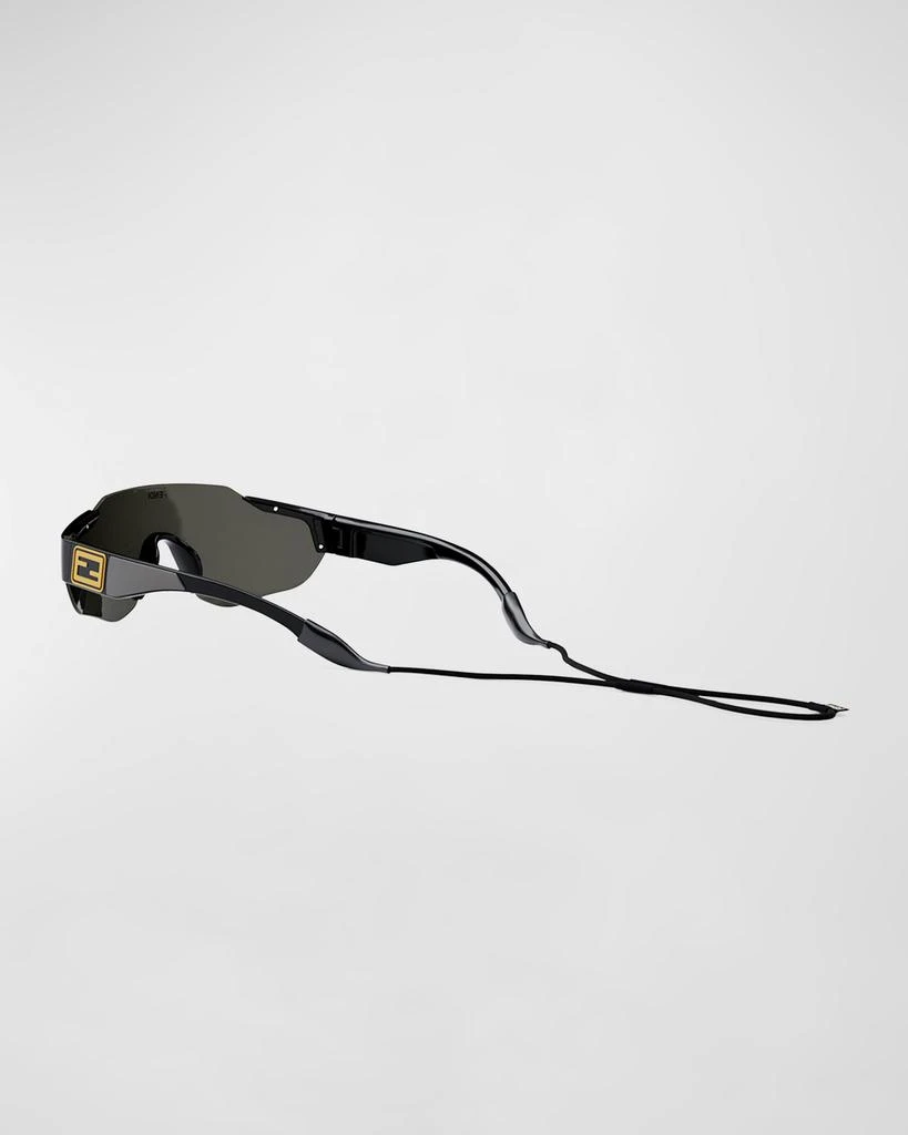 Fendi Men's FF-Logo Rimless Shield Sunglasses 2