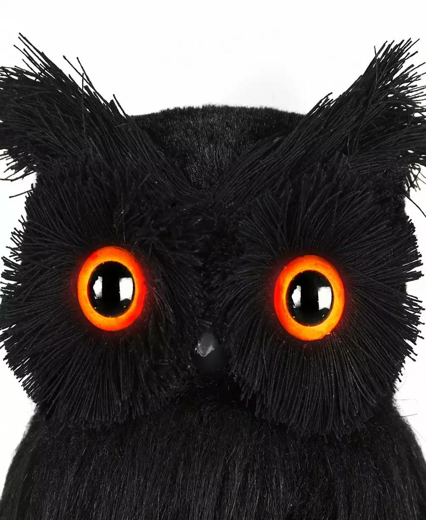 National Tree Company 11" Eerie Eyes Owl 3