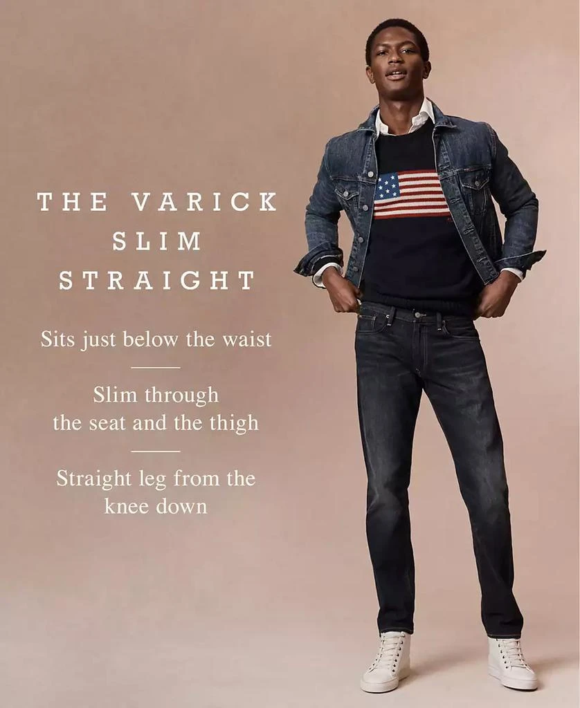 Ralph Lauren Men's Varick Slim Straight Jeans 7