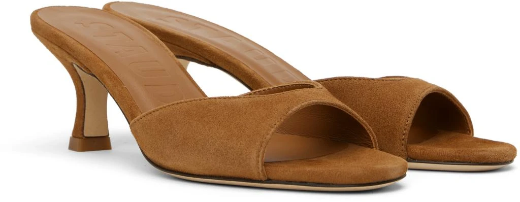 Staud Tan Brigitte Mules 4