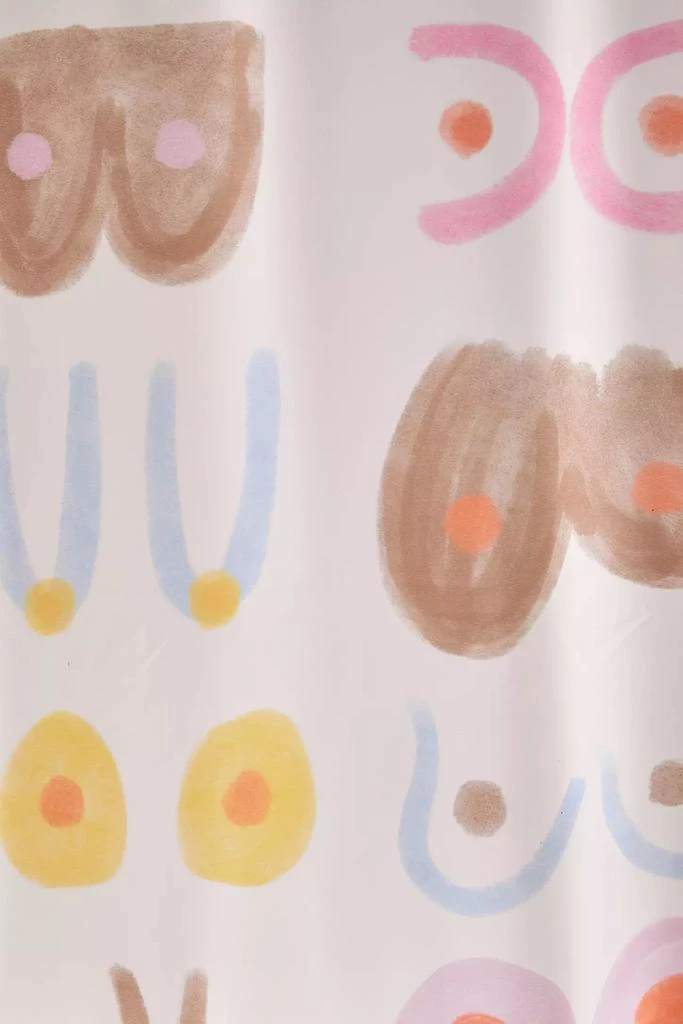 DENY Designs Rhianna Marie Chan  You’re The Tits Shower Curtain 2