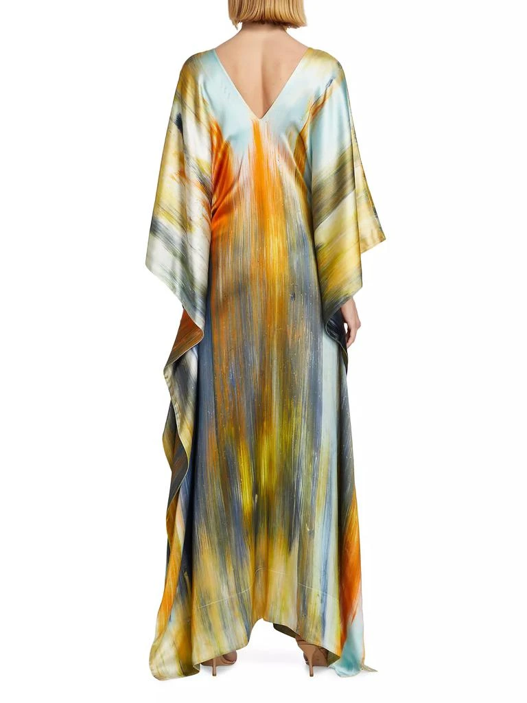Oscar de la Renta Abstract Marocaine Caftan 5