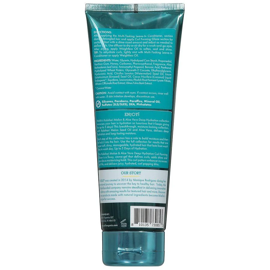 Mielle Organics Kalahari Melon & Aloe Vera Deep Hydration Curl Forming Glaze 3