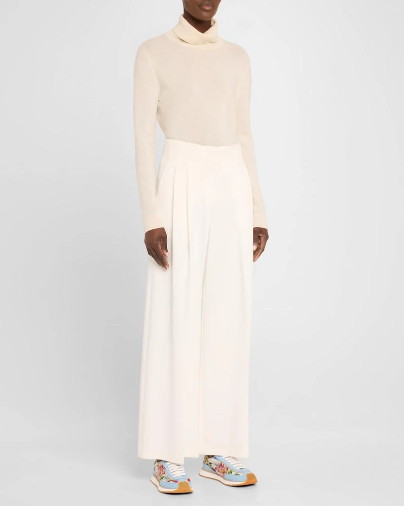 Dolce 
Gabbana Aria Floral Nylon and Leather Low-Top Sneakers 3