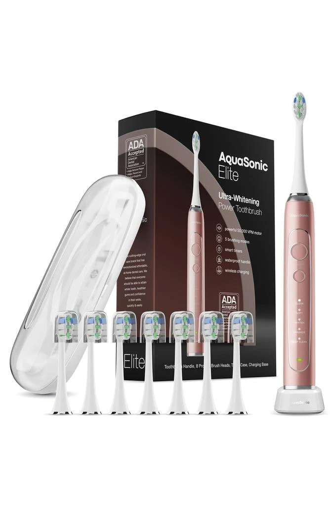 AquaSonic Elite Ultra-Whitening Power Toothbrush 8