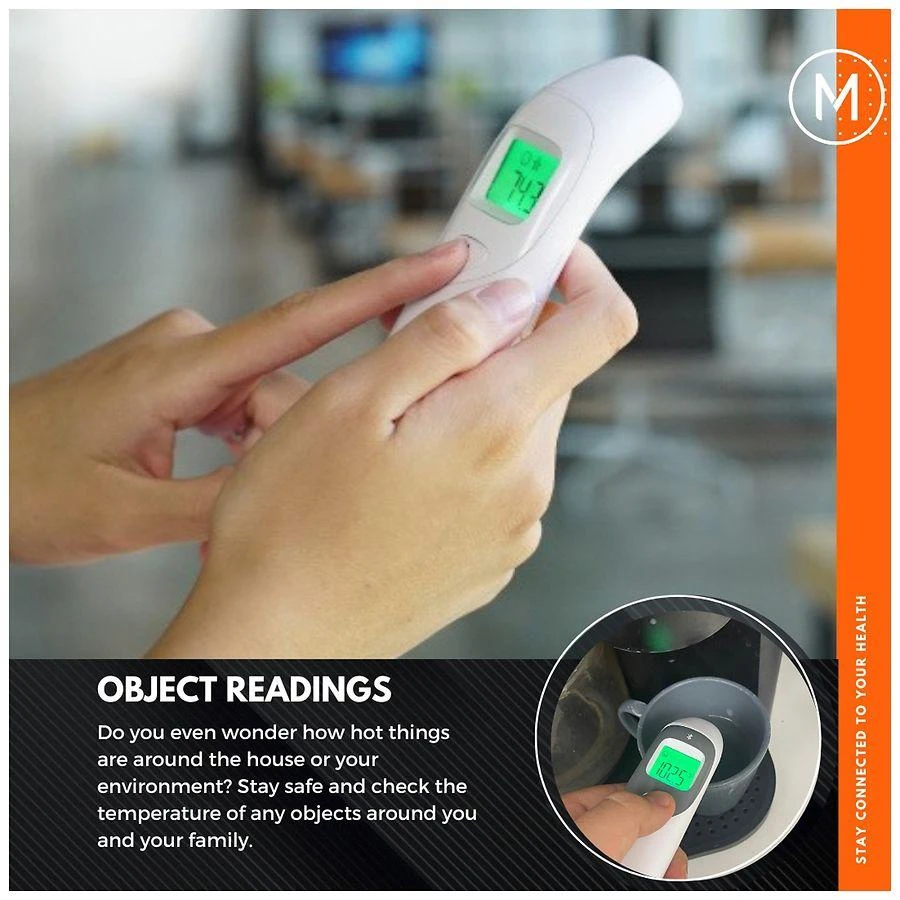 Mobi Smart DualScan Ear + Forehead Bluetooth Thermometer 4