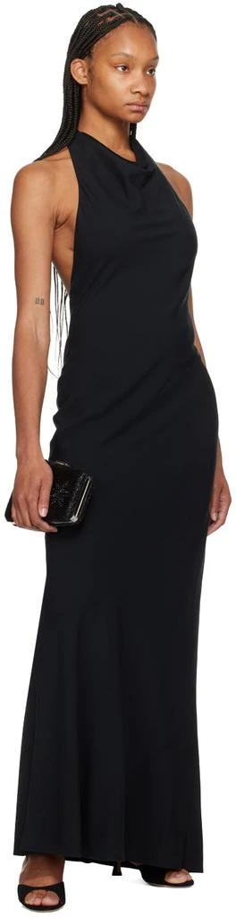 Staud Black Giuseppe Maxi Dress 4